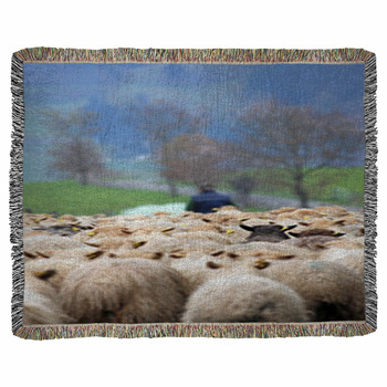 1909-f14 Woven Throw Blanket