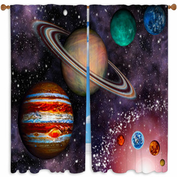 Solar System Drapes Window Treatments Black Out Custom Sizes