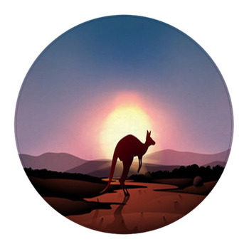 https://www.visionbedding.com/images/theme/a-sunset-at-the-desert-with-a-kangaroo-round-rug-50593591.jpg