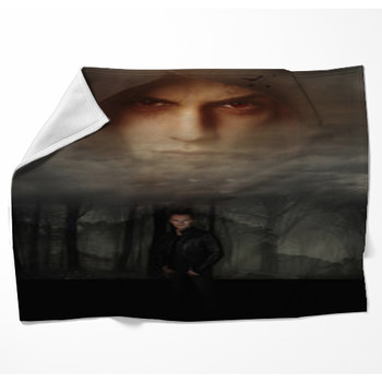 A Vampire Story Woven Throw Blanket