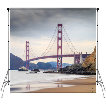 A View Of The Golden Gate Bridge Custom Size Backdrop