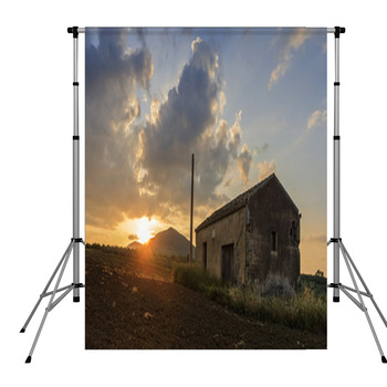 Abandoned Barn Pole Pocket Backdrop
