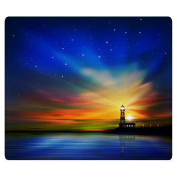 Abstract Background With Silhouette Of Bath Mat