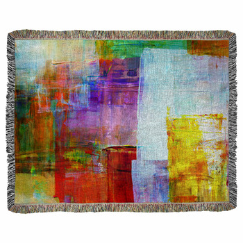 Abstract  Backgrounds Woven Throw Blanket