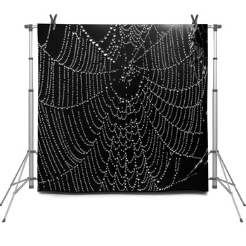 Abstract Black And White Background Fleece Backdrop