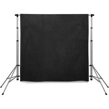Abstract Black Background Pole Pocket Backdrop