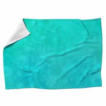 Abstract Blurred Background Of Aqua Colors Fleece Blanket