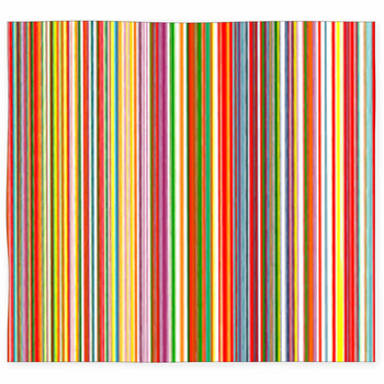 Abstract Color Stripes Background Custom Size Floor Mat
