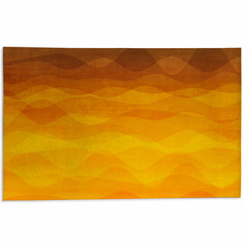 Abstract Colorful Wave Background Area Rug