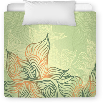Abstract Floral Background With Flowers    Toddler Duvet