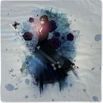 Abstract Gothic Woman Background Baby Blanket