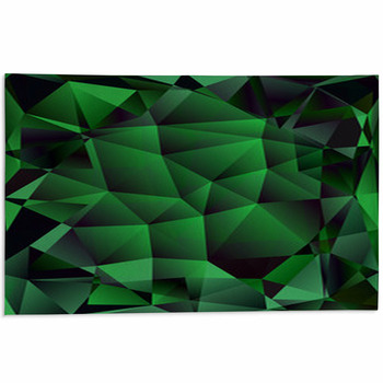 Abstract Polygone Background Area Rug