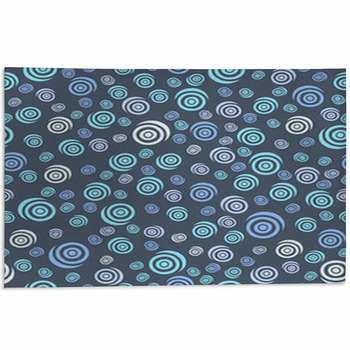 Abstract Seamless Shapes Area Rug