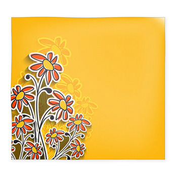 Abstract Spring Flower Background Custom Size Floor Mat