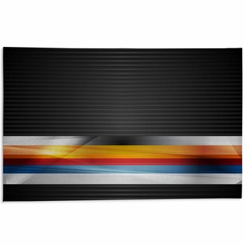 Abstract Stripes Vector Design Area Rug