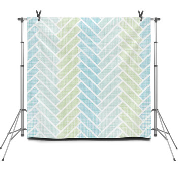 Abstract Textile Stripes Parquet Fleece Backdrop