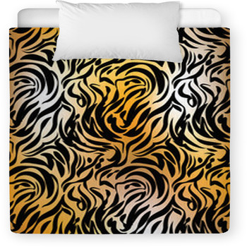 Abstract Tiger Skin Toddler Duvet