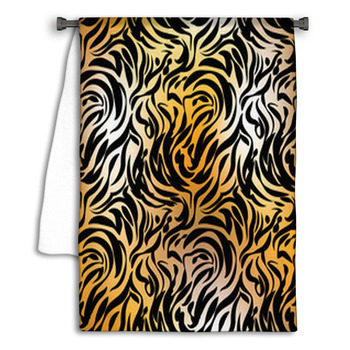 Abstract Tiger Skin Towel
