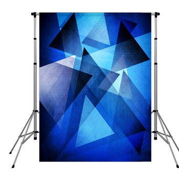 Abstract Triangle Background Pole Pocket Backdrop