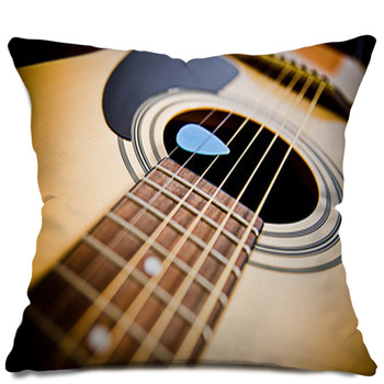 Guitar Throw Pillows Cases Shams