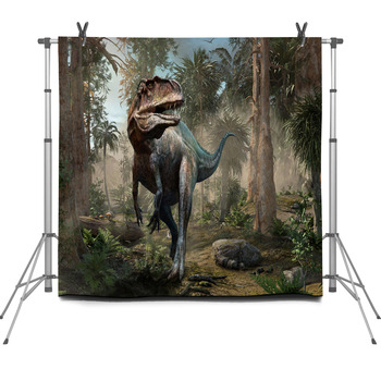 Dinosaur Photo Backdrops | Available in Very Large Custom Sizes