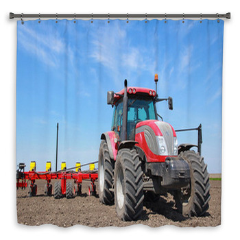 Agricultural Machinery, Sowing Shower Curtain