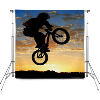 Airborne Bike Custom Size Backdrop