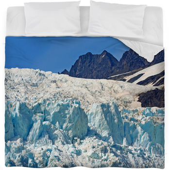 Alaskan Glacier Fleece Bed Blanket