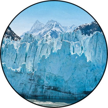 Alaskan Glacier Round Rug