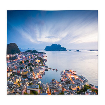 Alesund, Norway Custom Size Floor Mat