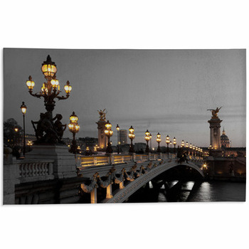 Alexander III Bridge, Paris, France Area Rug