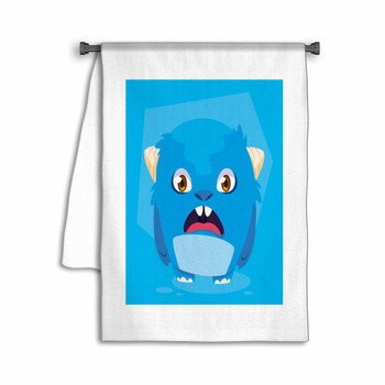 Alien Monster For Halloween Angry Monster Towel