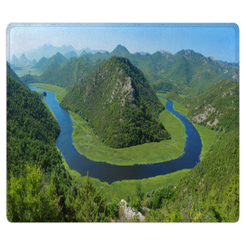 Amazing View Of Rijeka Crnojevica. Skadar Lake Bath Mat