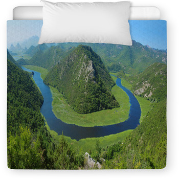 Amazing View Of Rijeka Crnojevica. Skadar  Toddler Duvet