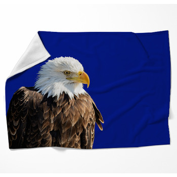 American Bald Eagle Woven Throw Blanket