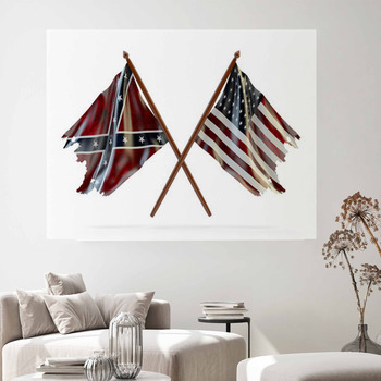 Confederate Rebel Flag Wall Decor Murals Tapestry Posters