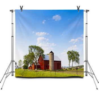American Countryside Fleece Backdrop