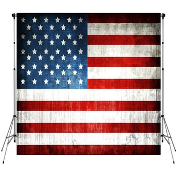 American Flag Backdrops