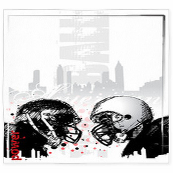 American Football Background Custom Size Floor Mat
