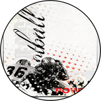 American Football Background Round Rug