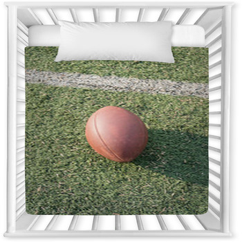 American Football Ball Baby Crib Comforter