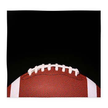 American Football Ball Over Black Custom Size Floor Mat