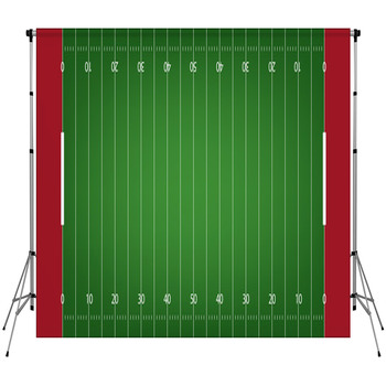 American Football Field Background Custom Size Backdrop