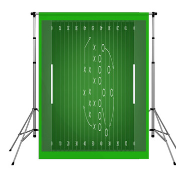 American Football Field Background Pole Pocket Backdrop