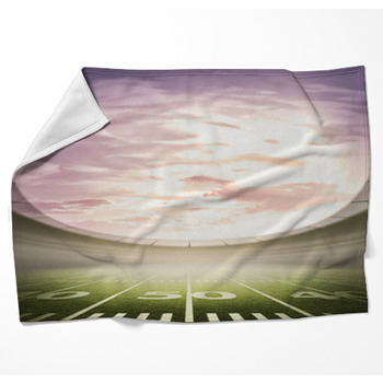 American Football Fleece Blanket