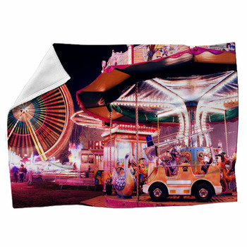 Amusement Park Fleece Blanket