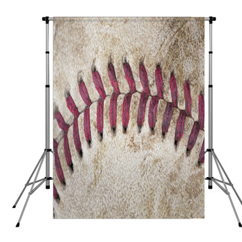An Old Baseball Pole Pocket Backdrop
