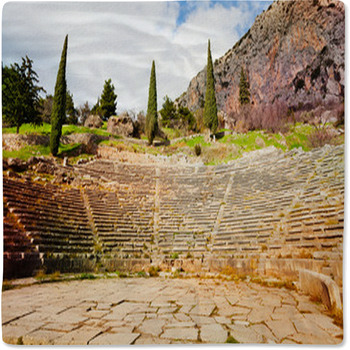 Ancient Amphitheater Baby Blanket