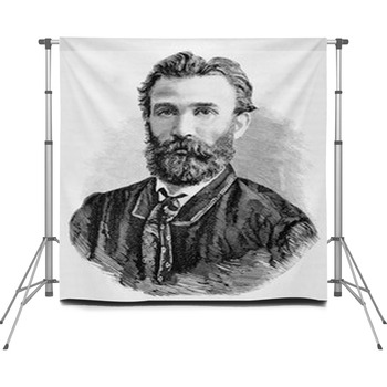 Ancient Cool Elegant Man With Custom Size Backdrop