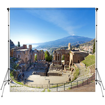 Ancient Greek Roman Theater In Custom Size Backdrop